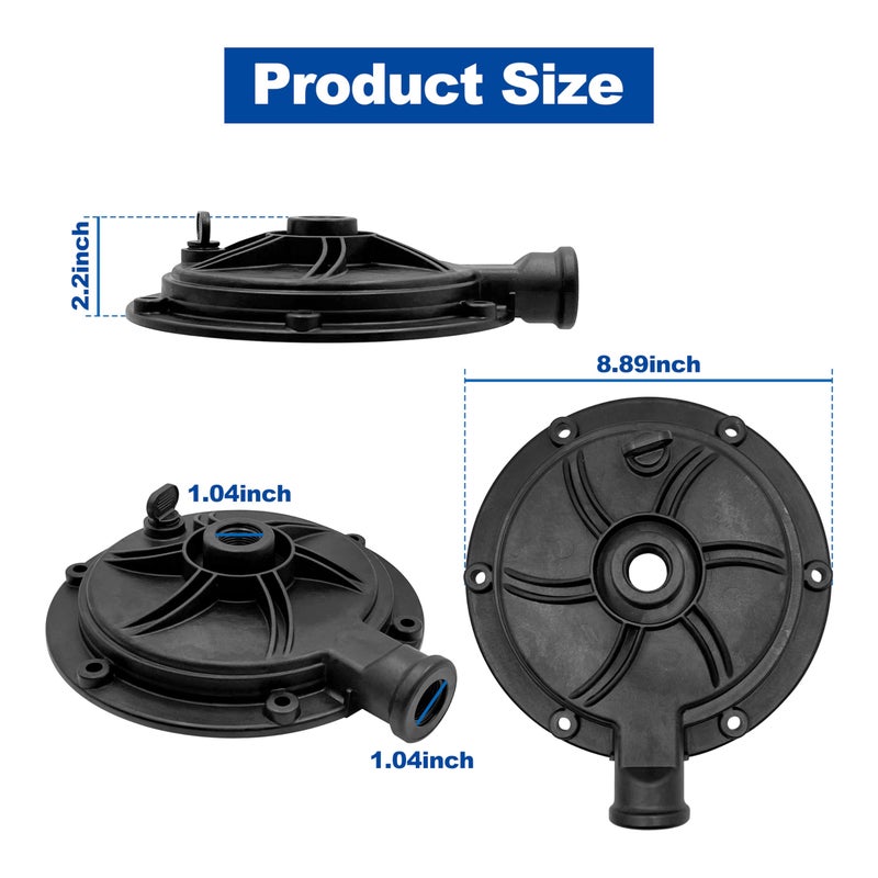 ShineUs R0536300 Replacement Volute Compatible with Polaris PB4-60 Booster Pump (Newest Version) Black - Image 2